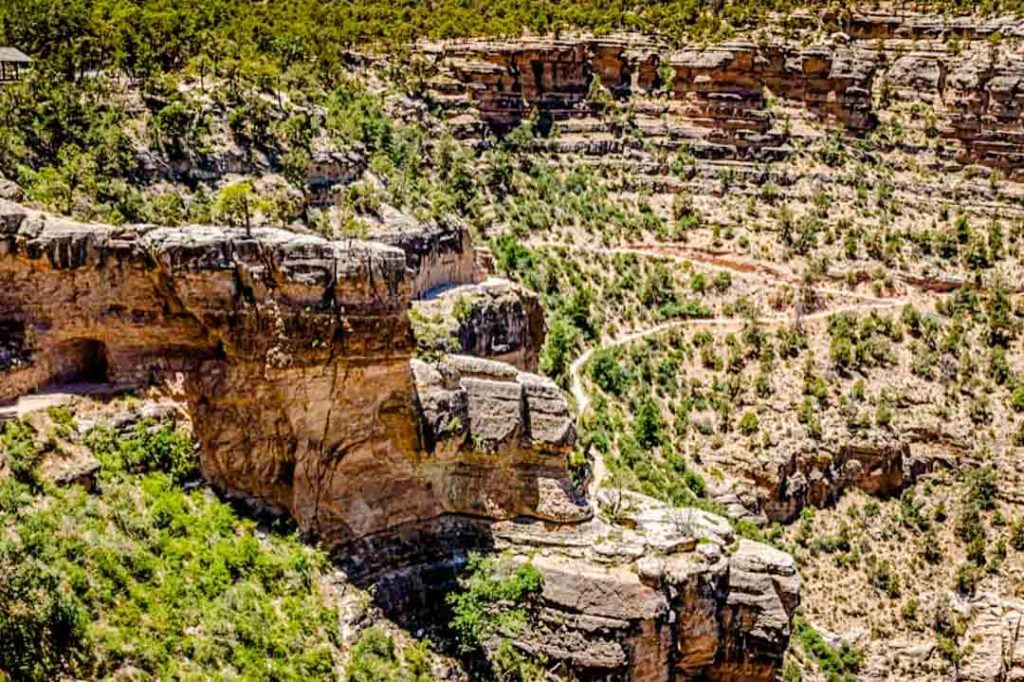 Bright Angel Trail im Grand Canyon Nationalpark South Rim USA