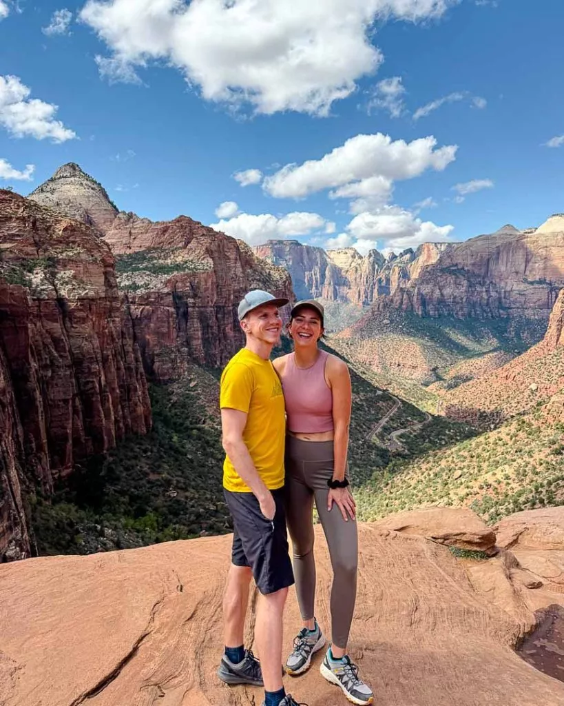 Canyon Overlook Trail im Zion, Utah Rundreise