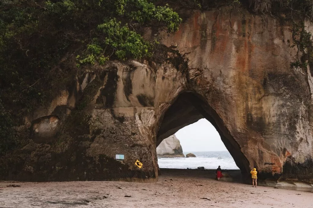 coromandel halbinsel cathedral cove neuseeland strand Coromandel Halbinsel Cathedral Cove Neuseeland Strand