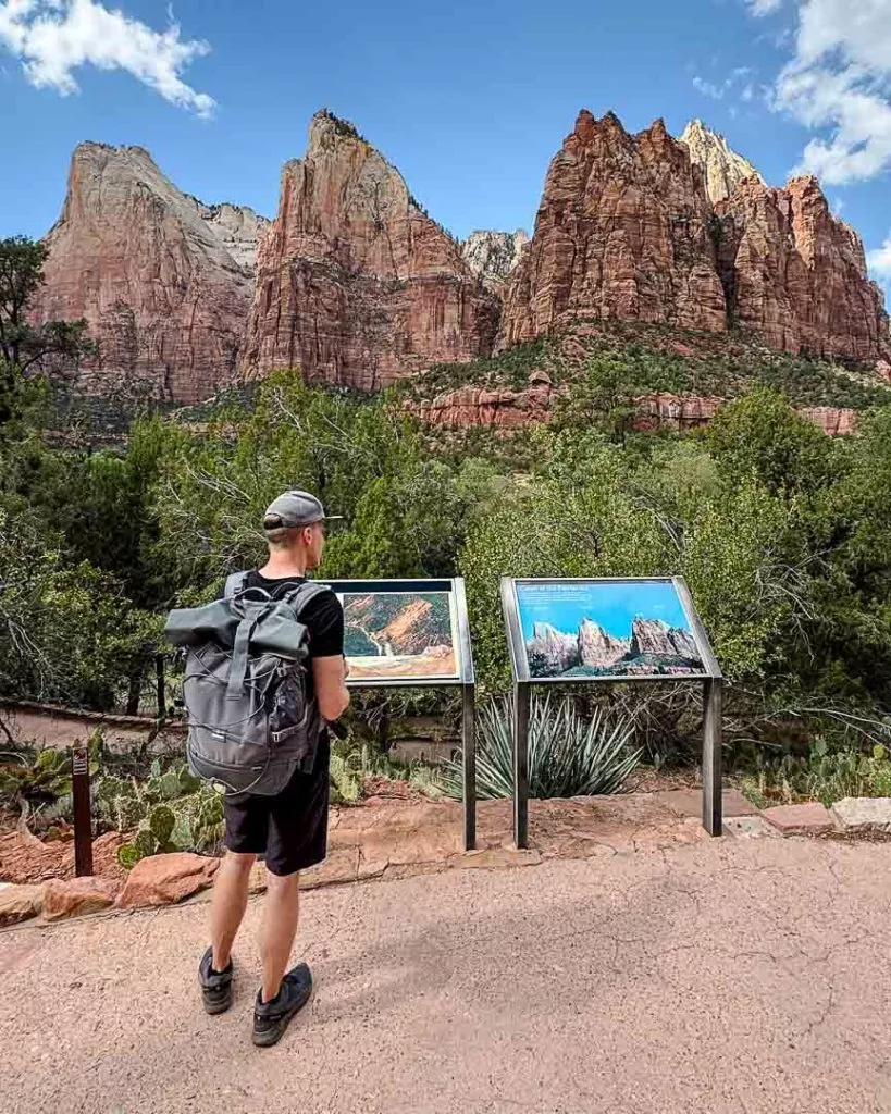 Court of the Patriarchs im Zion Nationalpark, Utah