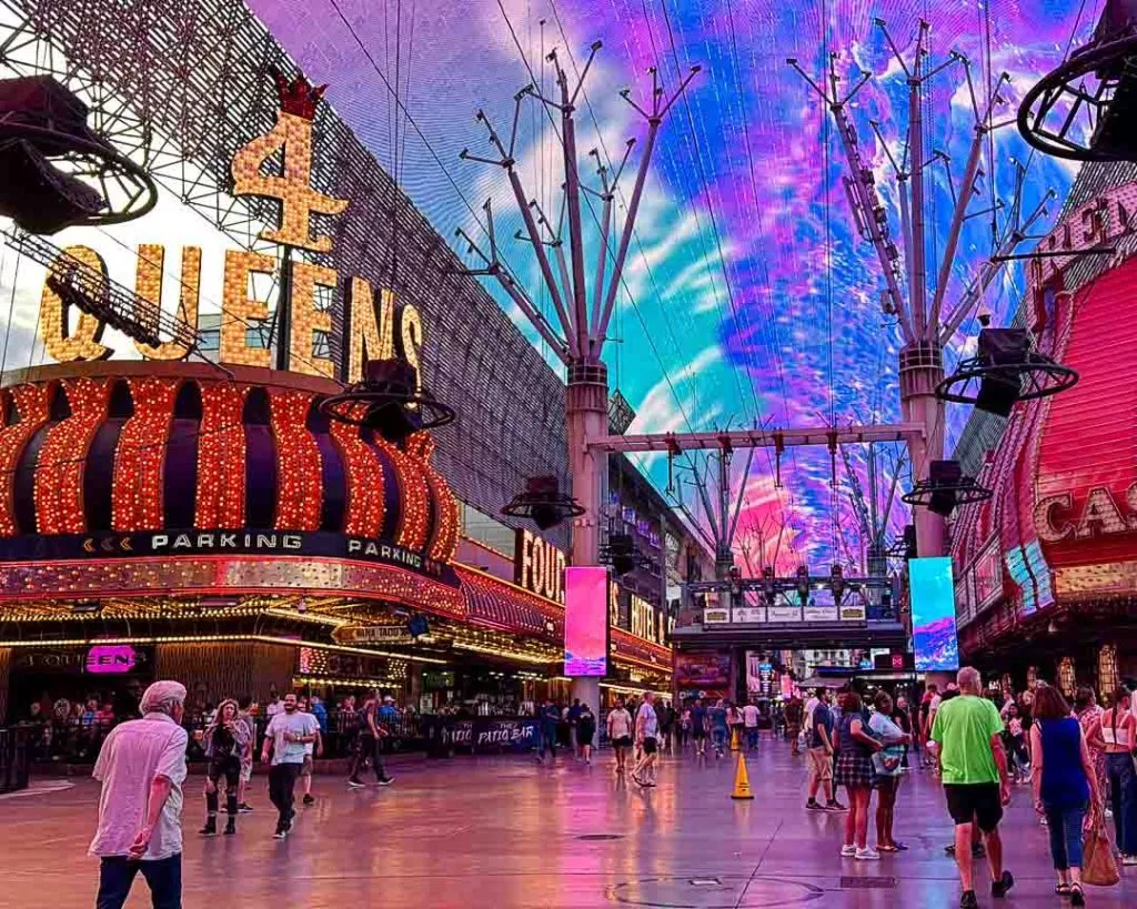 Fremont Street in Las Vegas