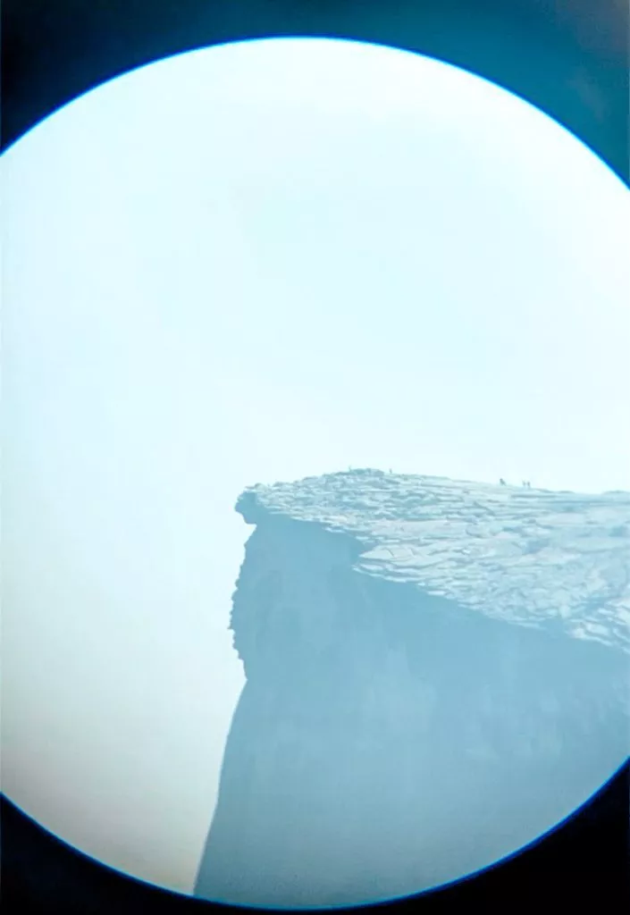 glacier point mit blick durchs fernrohr auf den half dome im yosemite nationalpark Glacier Point mit Blick durchs Fernrohr auf den Half Dome im Yosemite Nationalpark
