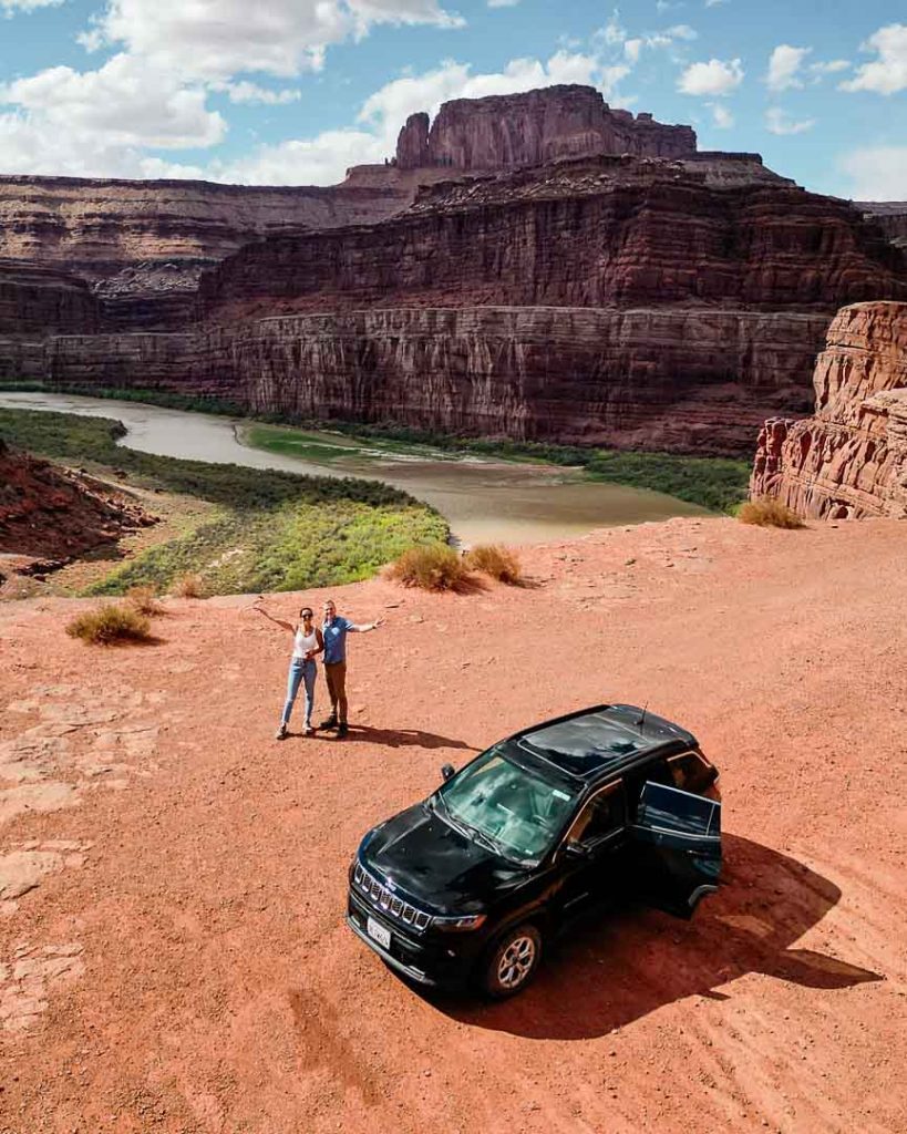Gooseneck Overlook bei Potash Road