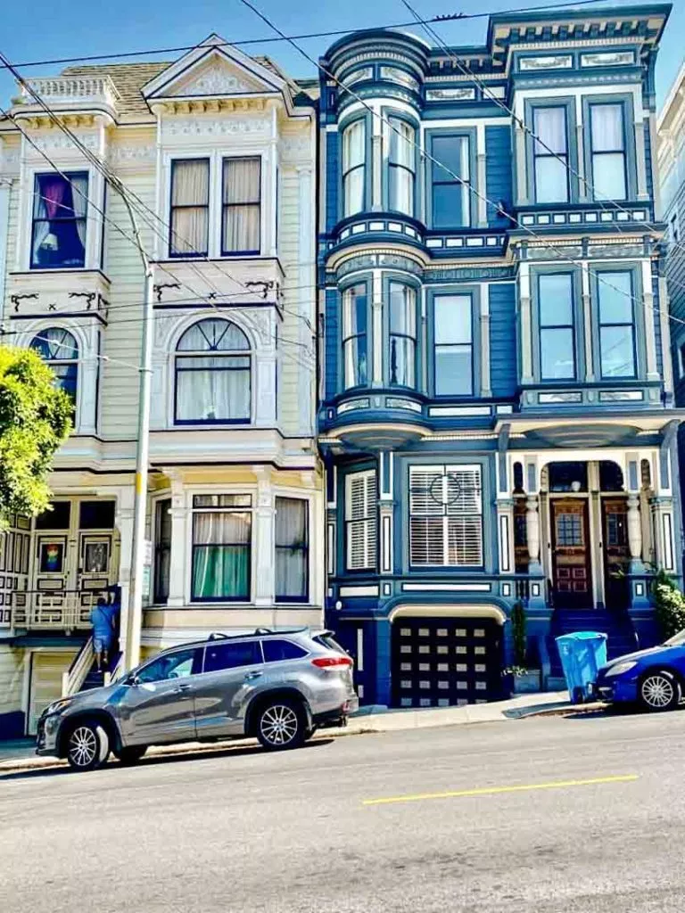 Haus in den Straßen von San Francisco USA