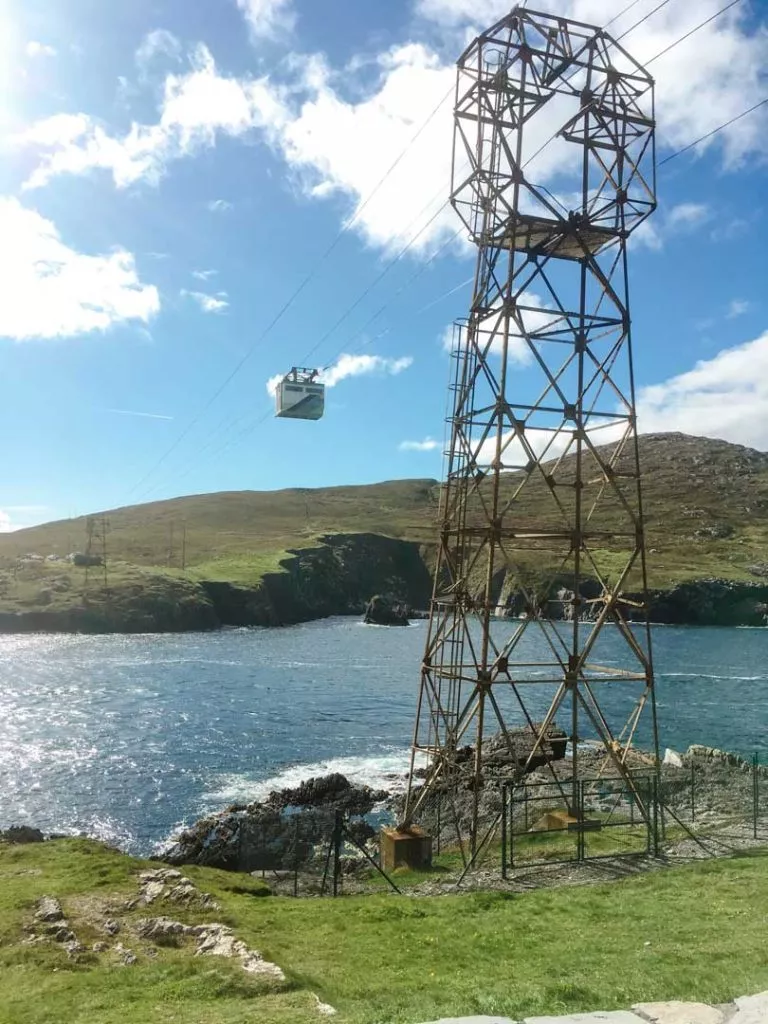 Irland Dursey Island Cable Car Station