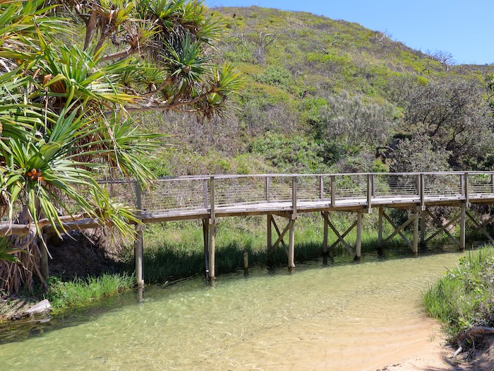 K'gari (Fraser Island), Australien, Eli Creek Steg