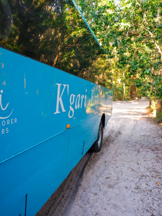 K'gari (Fraser Island), Australien, Tourbus