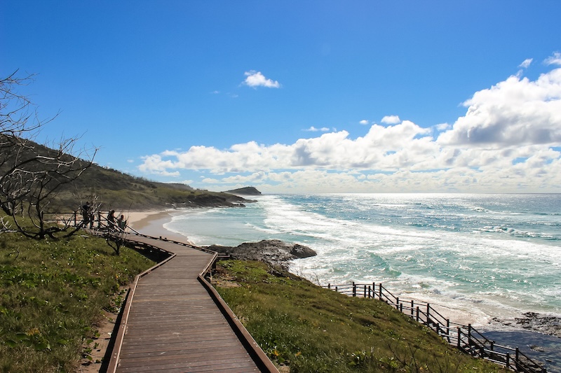 K'gari (Fraser Island), Australien, Weg zu den Champagne Pools