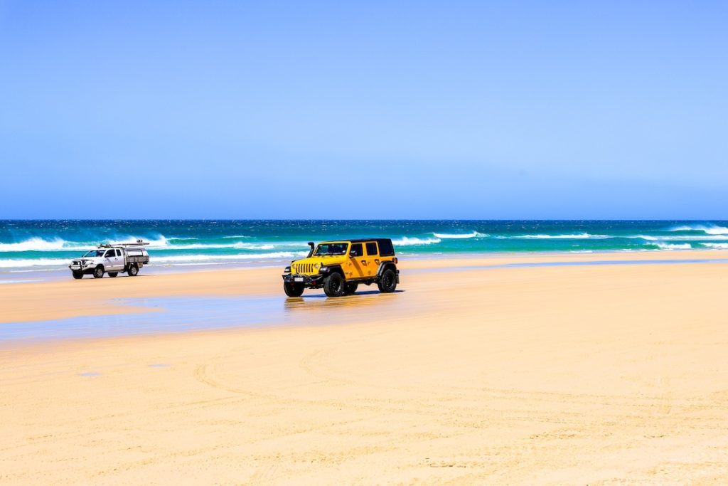 kgari fraser island australien 75 mile beach K'gari (Fraser Island), Australien, 75 Mile Beach