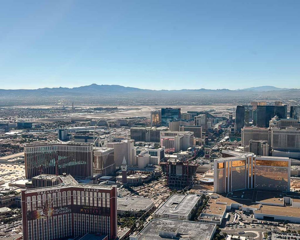 Las Vegas Strip bei Helikopterrundflug Grand Canyon