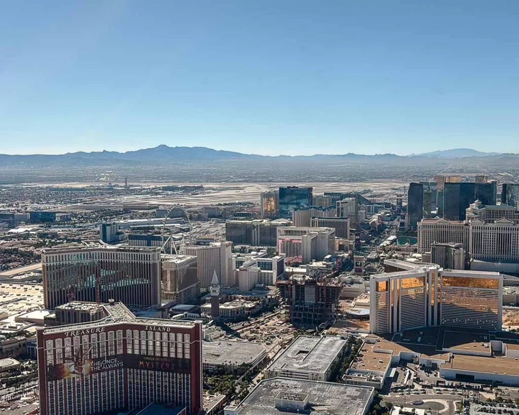 Las Vegas Strip bei Helikopterrundflug Grand Canyon