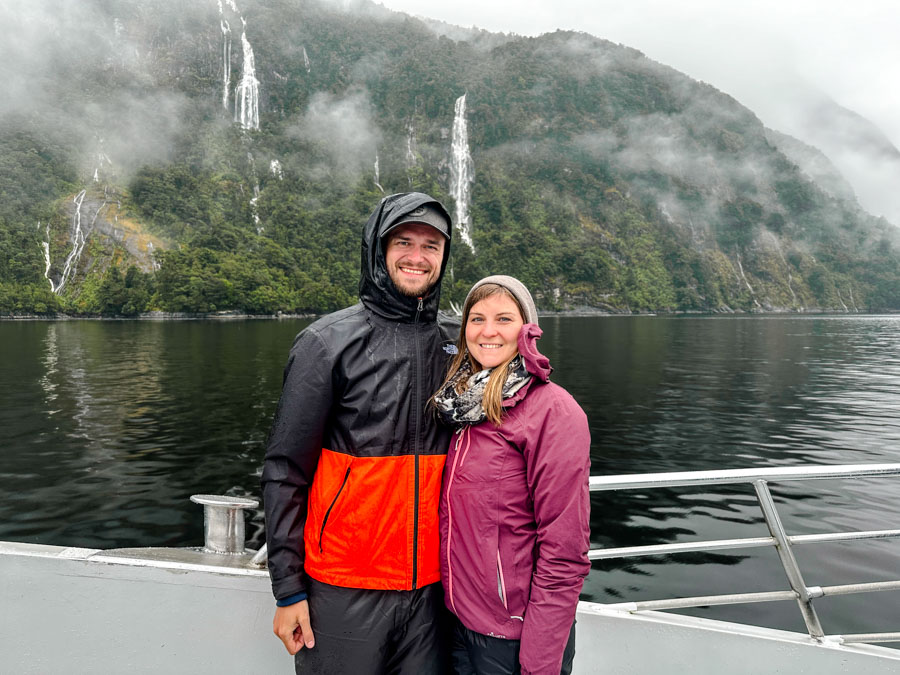 milford sound doubtful sound fjordland neuseeland cruise wir bei der bootstour in doubtful sound Milford Sound, Doubtful Sound, Fjordland, Neuseeland, Cruise, Wir bei der Bootstour