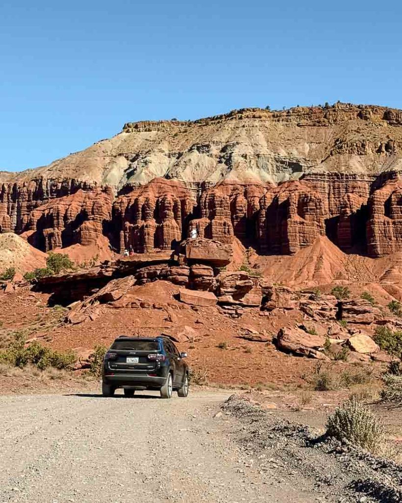 mit dem Mietwagen durch den Wilden Westen Utahs