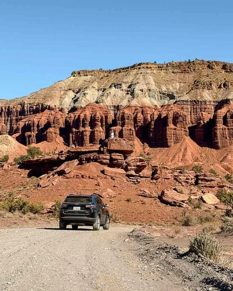 mit dem Mietwagen durch den Wilden Westen Utahs