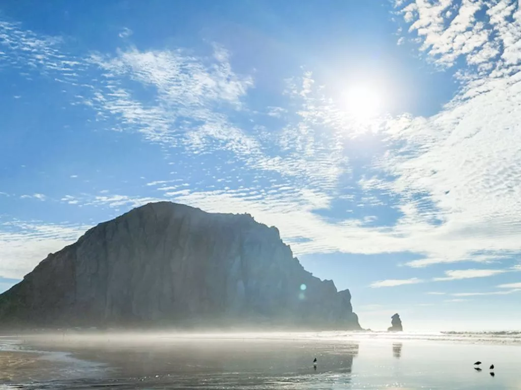 Morro Rock am Highway One Kalifornien USA