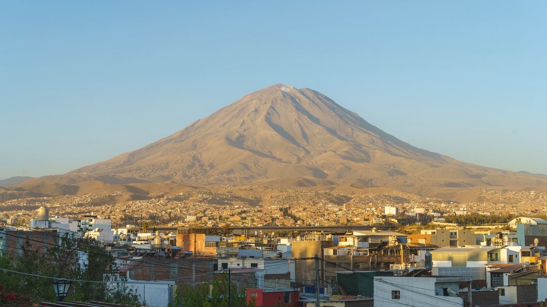 Peru_Arequipa_Blick auf den Vulkan Misti