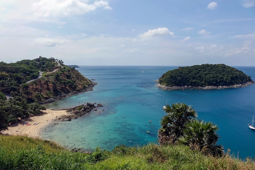 phuket thailand windmill viewpoint blick auf bucht Phuket, Thailand, Windmill Viewpoint, Blick auf Bucht