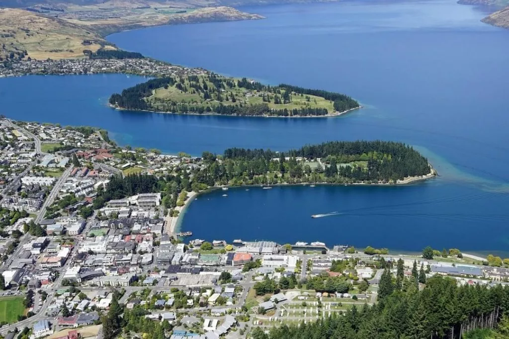 Queenstown Aussicht Stadt