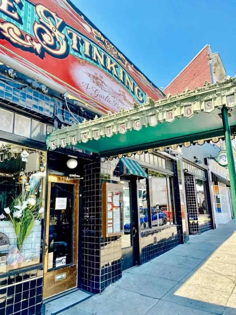 Restaurant in den Straßen von San Francisco USA