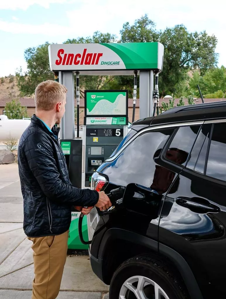 Tanken beim Utah Roadtrip