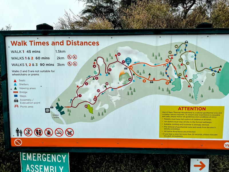 taupo neuseeland sehenswuerdigkeiten karte wai o tapu Taupo Neuseeland, Sehenswürdigkeiten, Karte Wai-O-Tapu