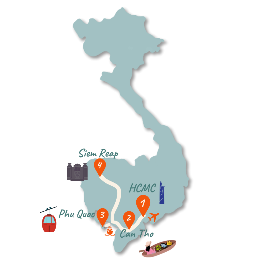 vietnam kambodscha route 14 tage karte 01