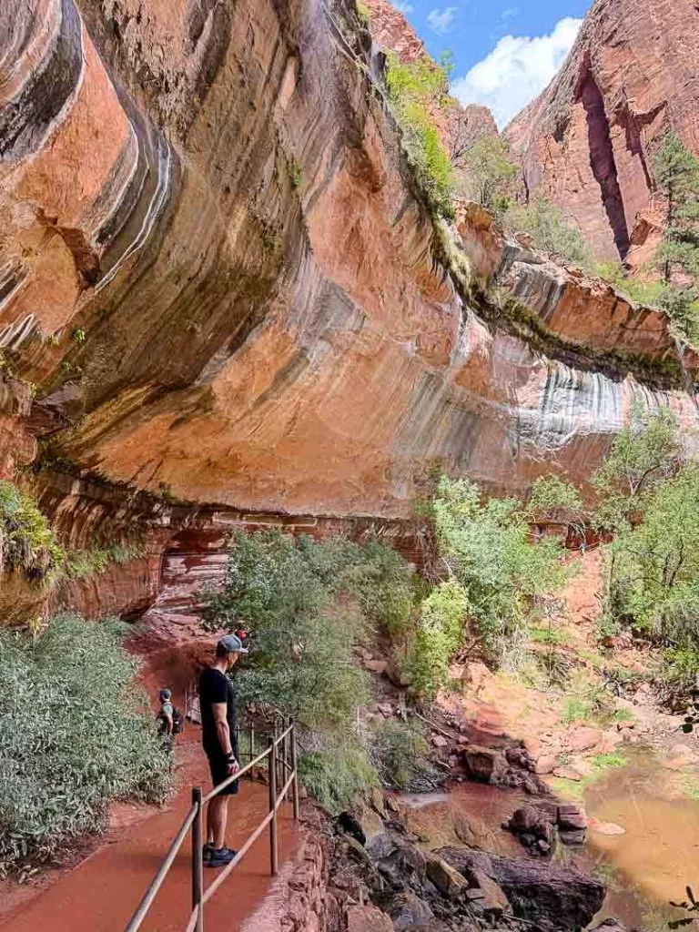 Weeping Rock im Zion Nationalpark, Utah