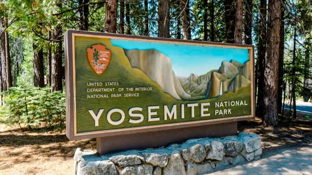 yosemite nationalpark schild Yosemite Nationalpark Schild
