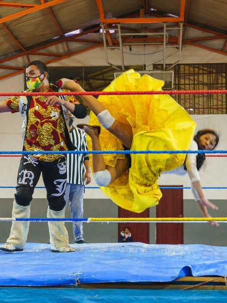 Bolivien La Paz Cholita Wrestling Bolivien_La Paz_Cholita Wrestling
