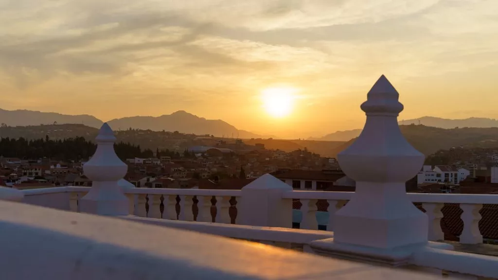 Bolivien Sucre Ausblick von der Lirche San Felipe de Neri Bolivien_Sucre_Ausblick von der Lirche San Felipe de Neri
