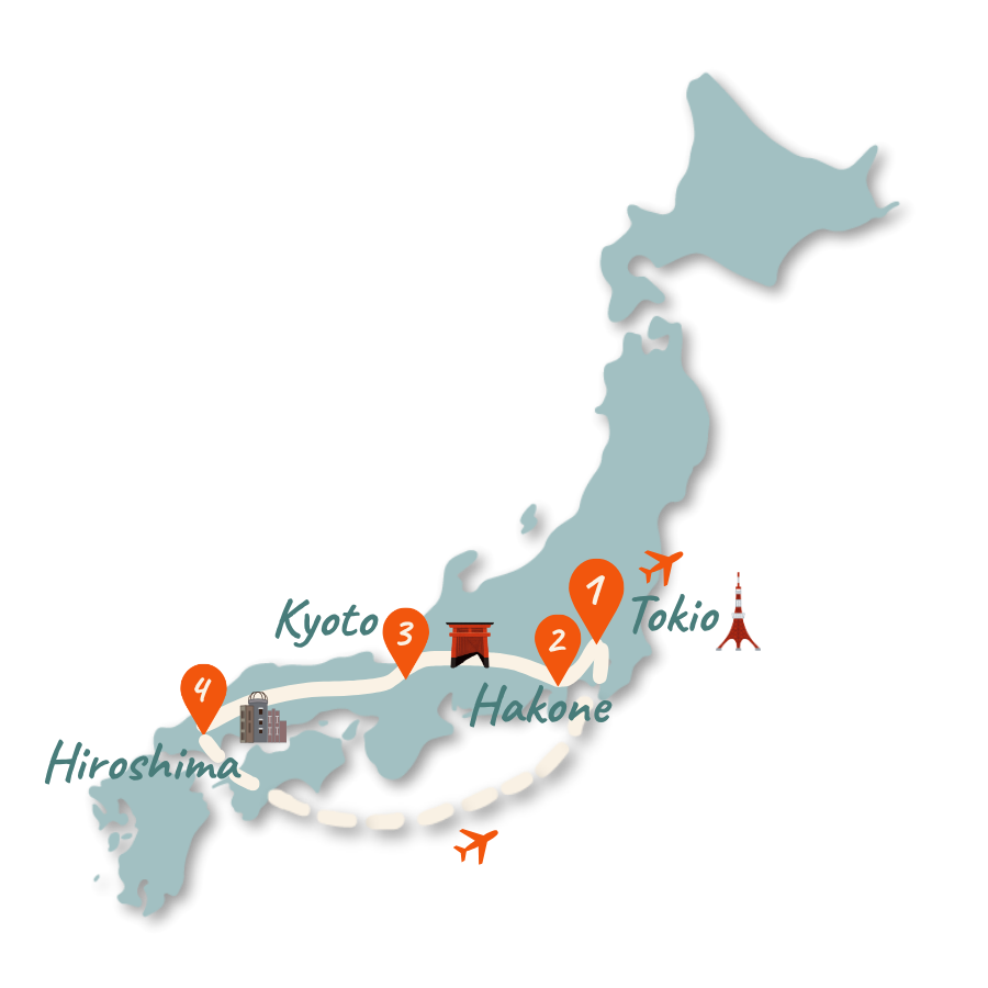 Japan Laenderkarte 10 Tage Sidebar