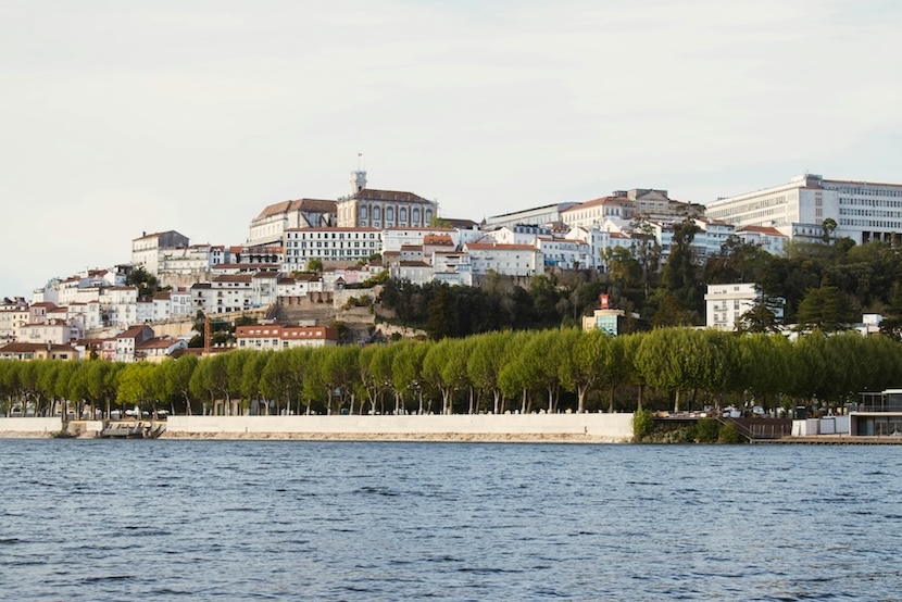 Coimbra, Portugal, Blick auf Park