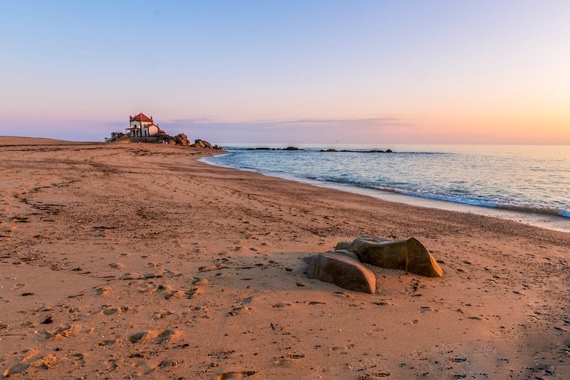 Coimbra, Portugal, Capela do Senhor da Pedra, Strand