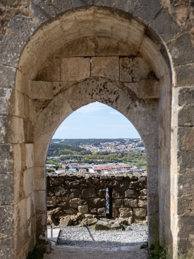 Coimbra, Portugal, Castelo de Leiria, Ausblick auf Stadt