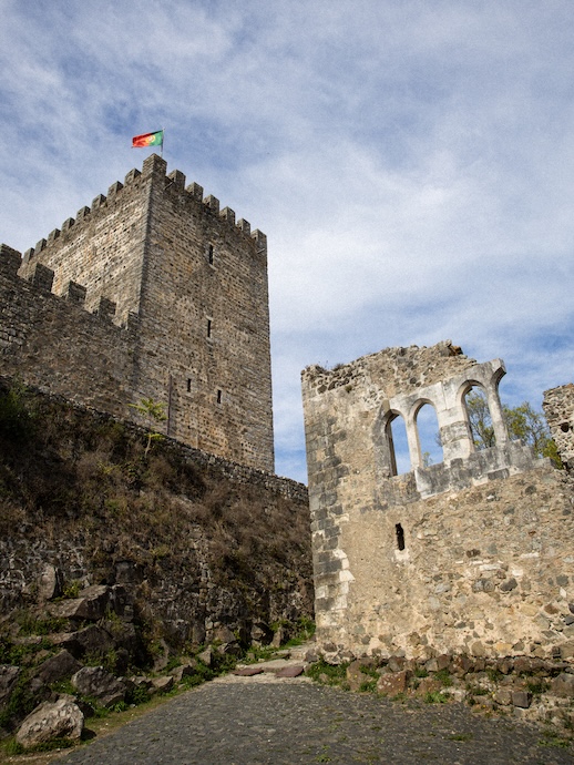 Coimbra, Portugal, Castelo de Leiria, Burg