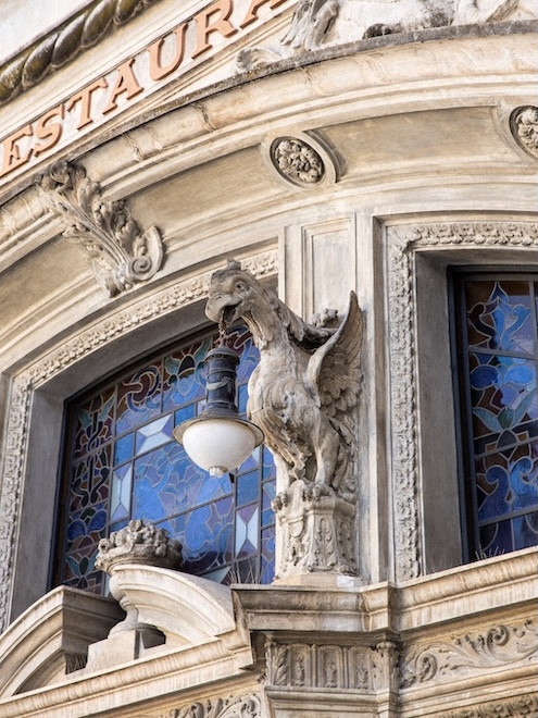 Coimbra, Portugal, Fassade Stadtgebäude