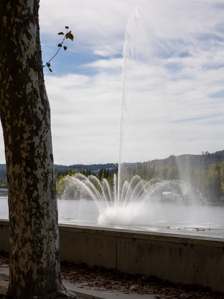 Coimbra, Portugal, Fontäne