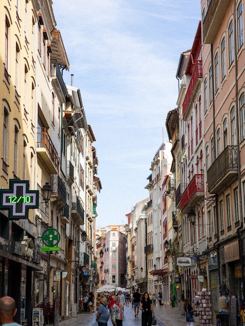 Coimbra, Portugal, Straße Altstadt