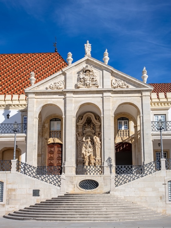 Coimbra, Portugal, Universidade de Coimbra, Treppenaufgang