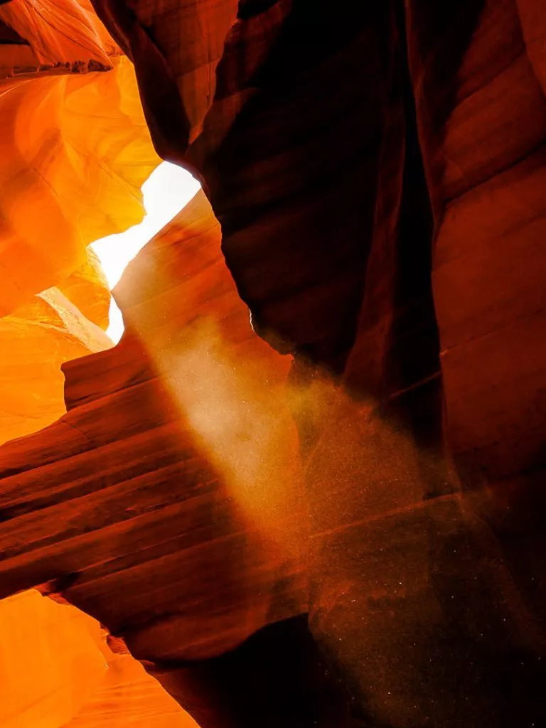 lichtbeams im lower antelope canyon Lichtbeams im Lower Antelope Canyon