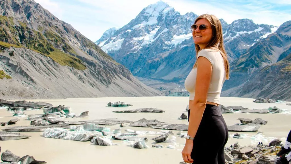 Mount Cook, Neuseeland, Hooker Valley Track, Hooker Lake
