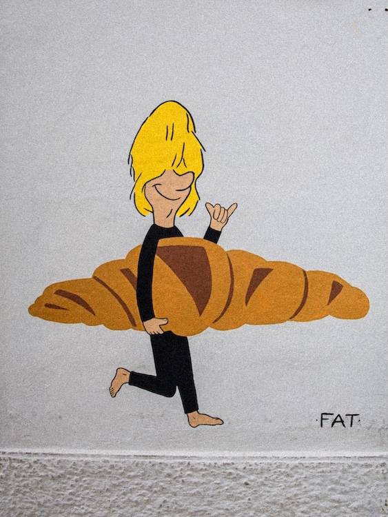 Nazaré, Portugal, Graffiti