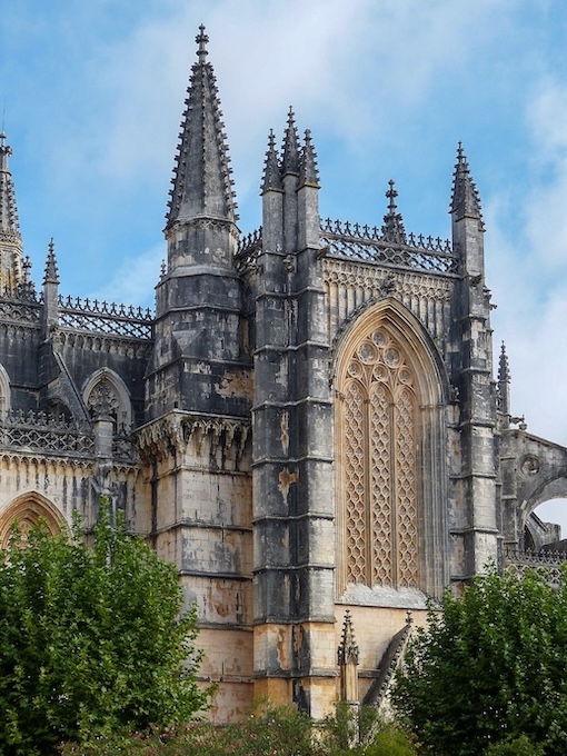 Nazaré, Portugal, Kloster Batalha, Fassade