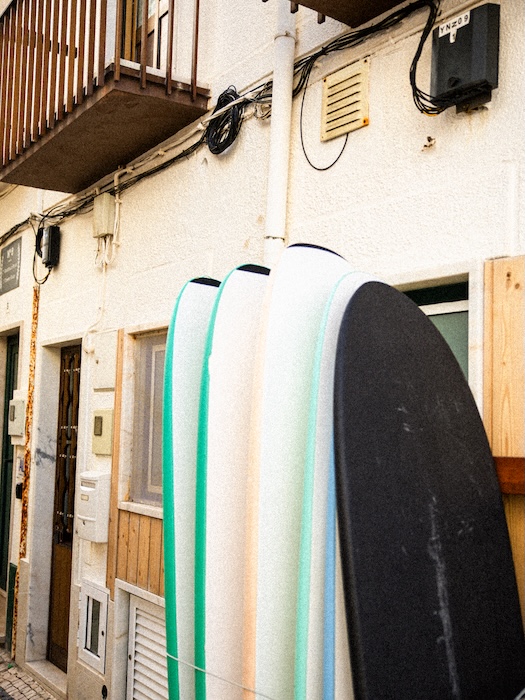 Nazaré, Portugal, Surfbretter