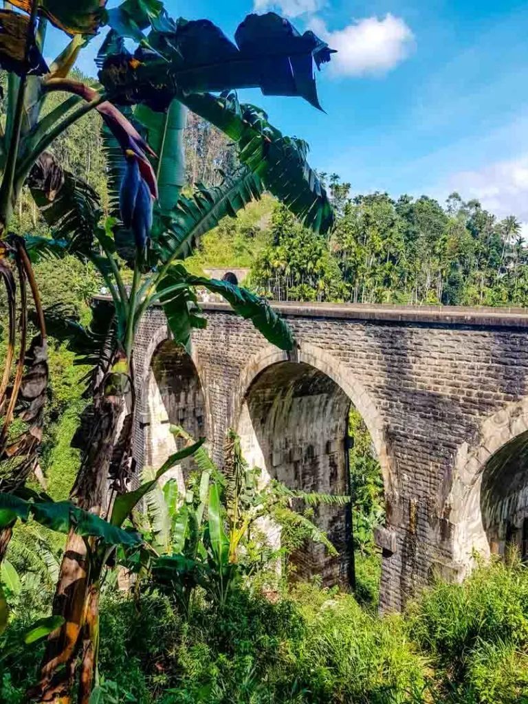 sri lanka ella nine arches bridge closeup Sri Lanka Ella Nine Arches Bridge closeup