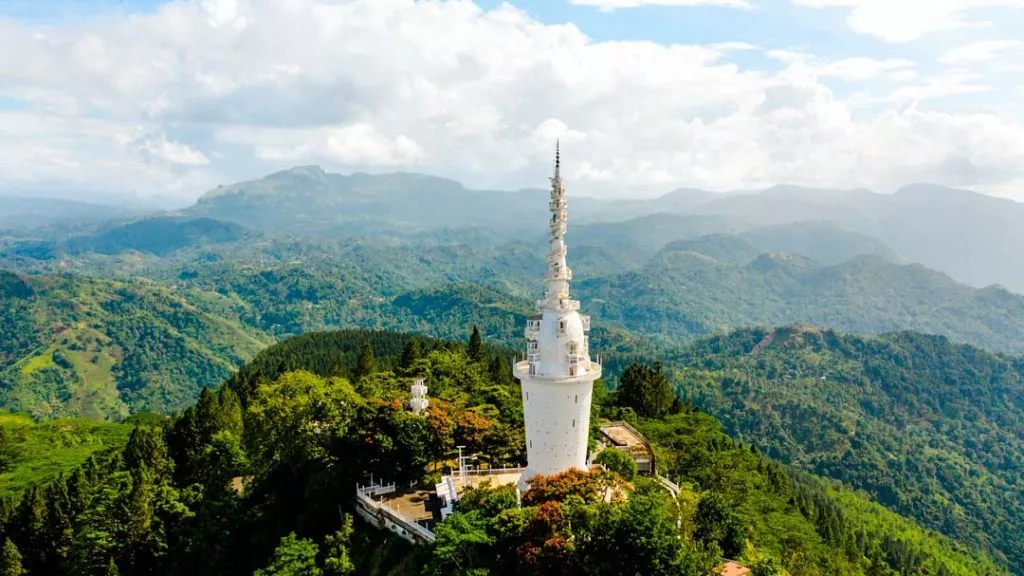 Sri Lanka Kandy Ambuluwawa Tower
