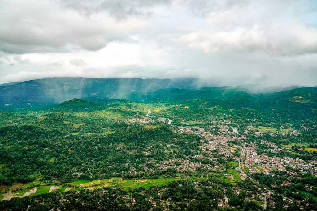 Sri Lanka Kandy Ausblick vom Ambuluwawa Tower