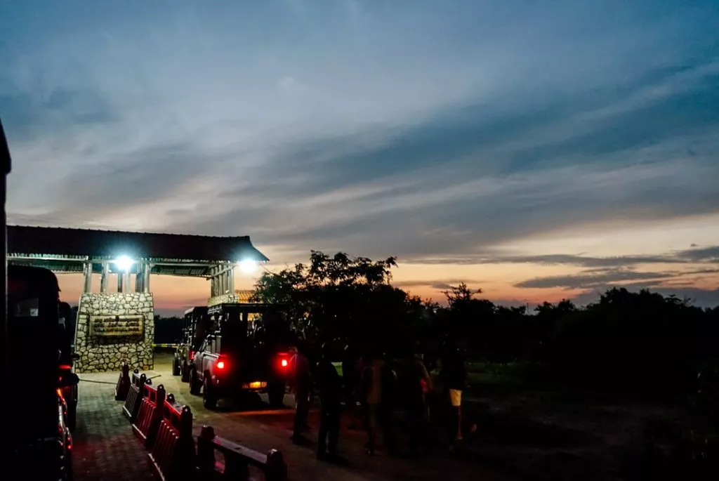 Sri Lanka Yala Nationalpark Yala Gate