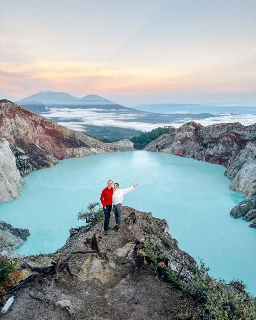 Tour zum blauen Kratersee beim Ijen Vulkan auf Java
