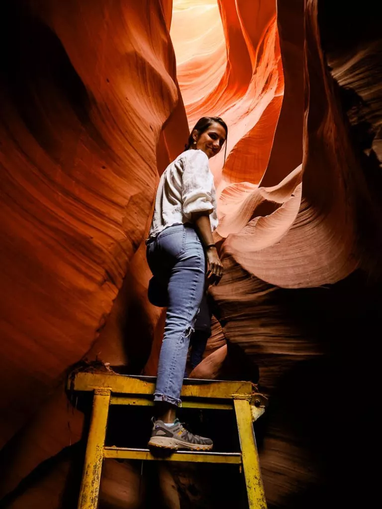treppen im lower antelope canyon Treppen im Lower Antelope Canyon